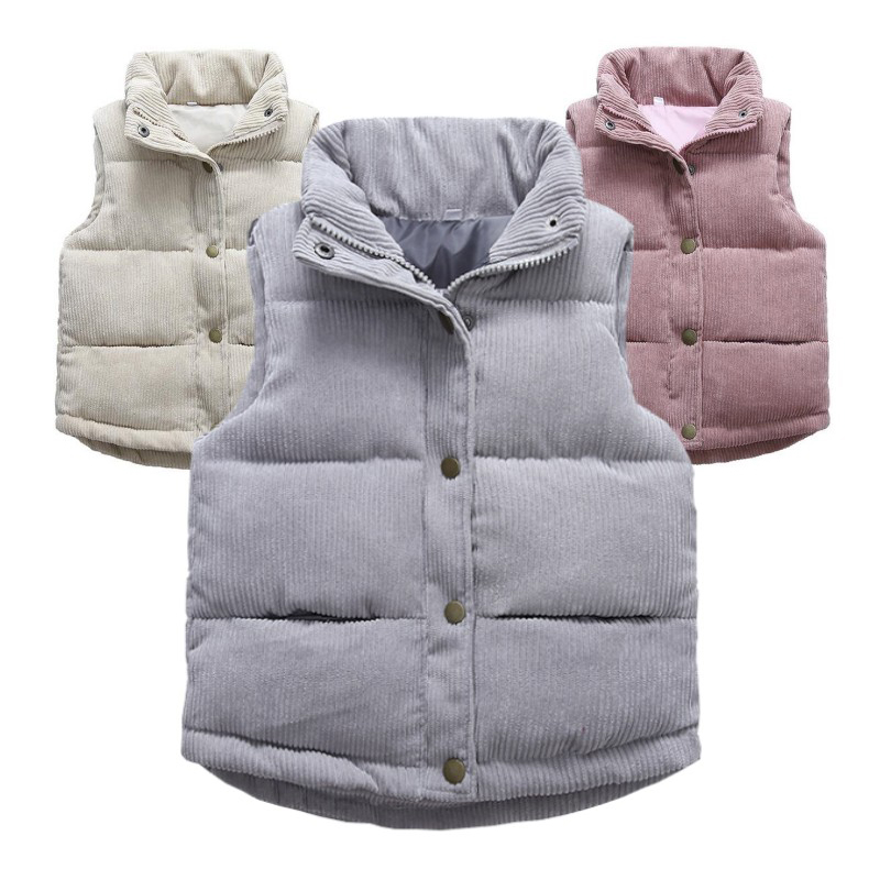 Winter Clothing Boys - Kids Boys Girls Corduroy Vests Thicken