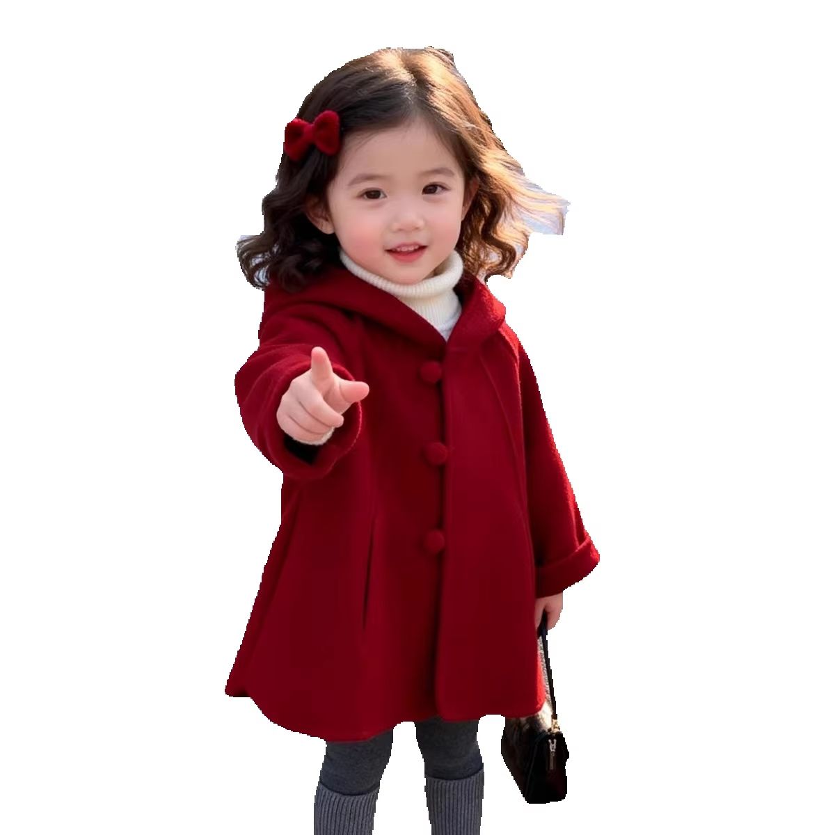 Girls Wool Coat Autumn Winter  - Winter Clothing For Baby Girl recension och pris