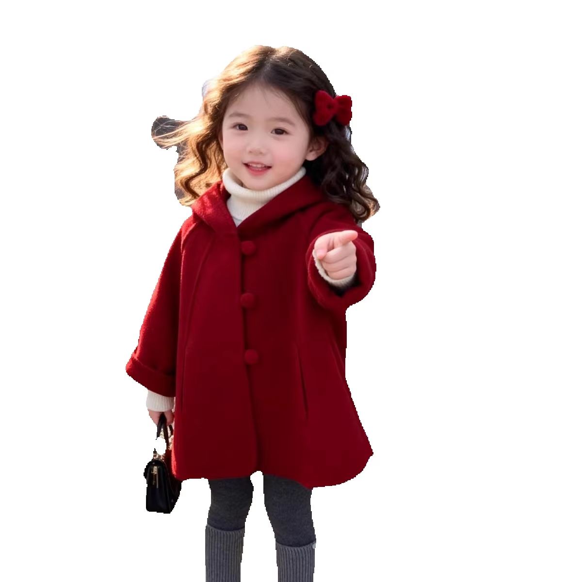 Girls Wool Coat Autumn Winter  - Winter Clothing For Baby Girl recension och pris