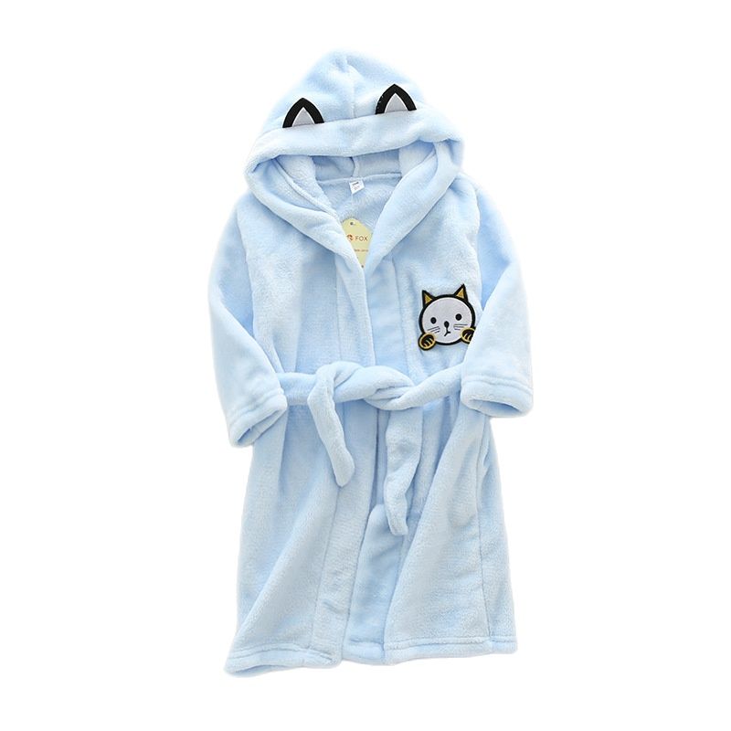 Kids Cartoon Cat Robes New Win - Winter Clothing For Baby Girl recension och pris