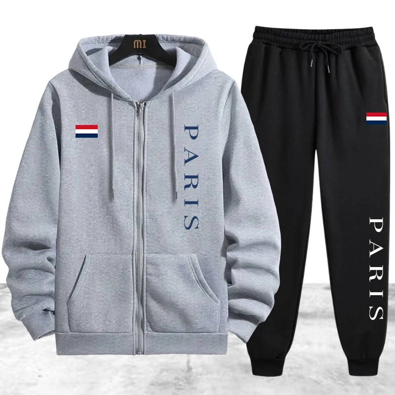 Paris Printing Men's Tracksuit - Winter Clothing Pants recension och pris
