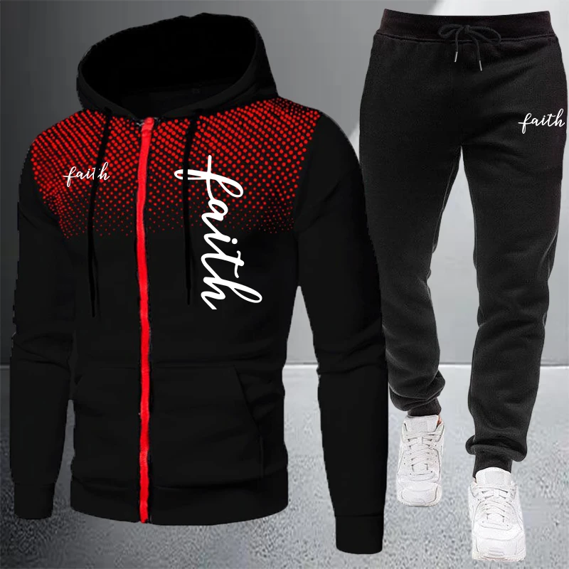2026 Men's Tracksuit Casual Zi - Winter Clothing Pants recension och pris