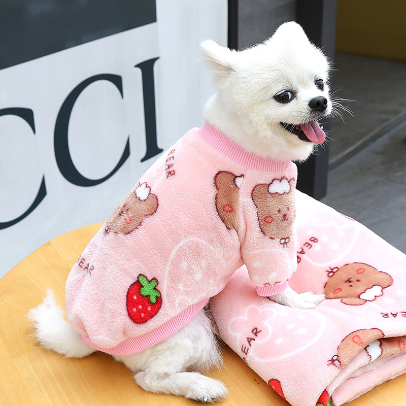 Funny Monkey Print Winter Dog  - Winter Clothing In French recension och pris