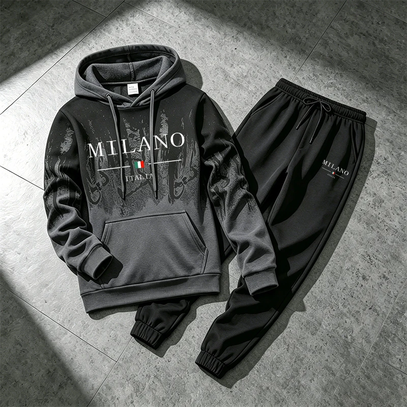 Splashed ink Men's Hoodie Trac - Winter Clothing Pants recension och pris