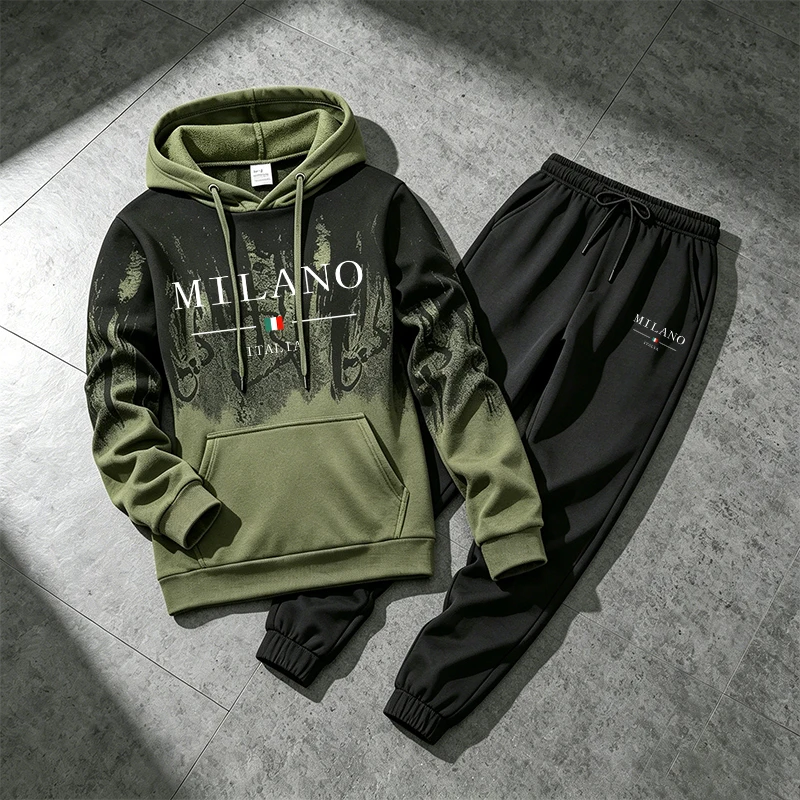 Splashed ink Men's Hoodie Trac - Winter Clothing Pants recension och pris