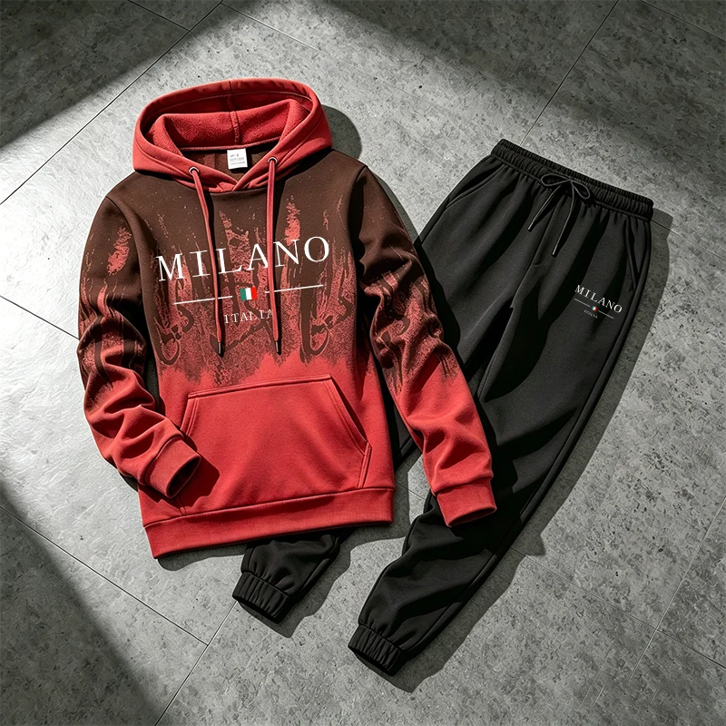 Splashed ink Men's Hoodie Trac - Winter Clothing Pants recension och pris