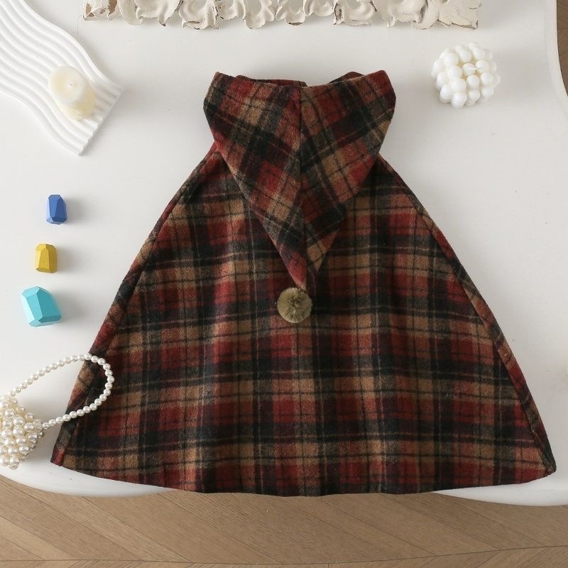 Girls Plaid Cape Children's Co - Winter Clothing For Baby Girl recension och pris