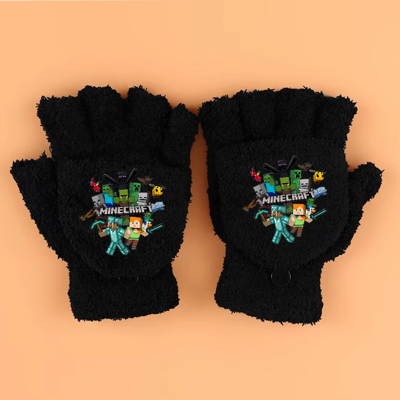 New Game Theme Print Gloves Mi - Winter Clothing Boys recension och pris