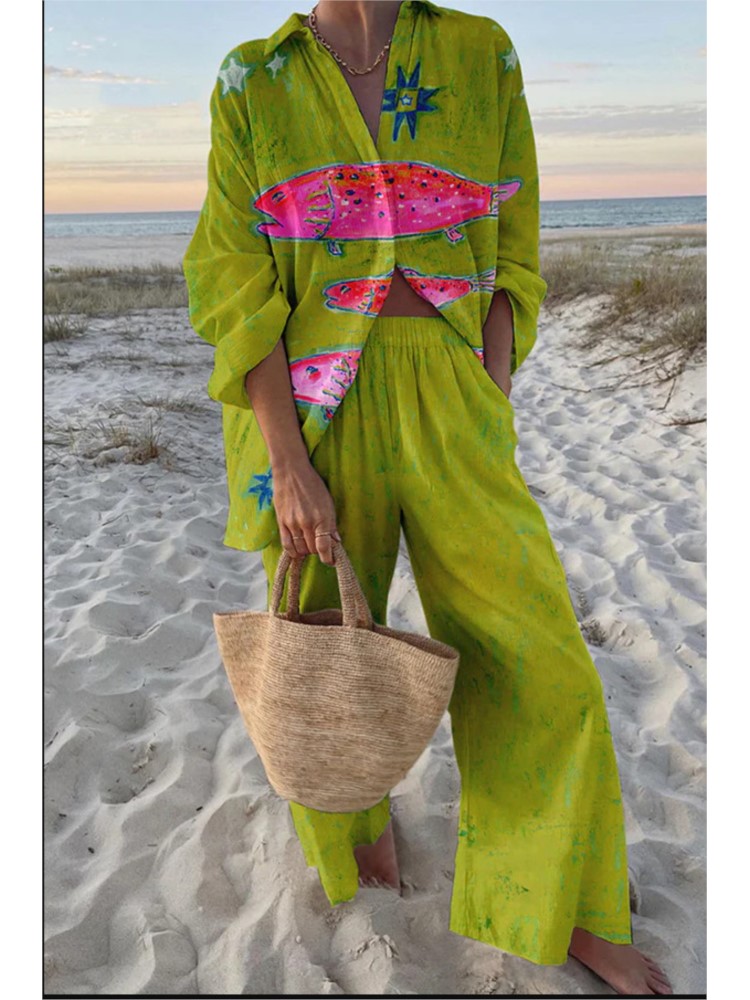 Casual Boho Print Set For Wome - Winter Clothing Girls recension och pris