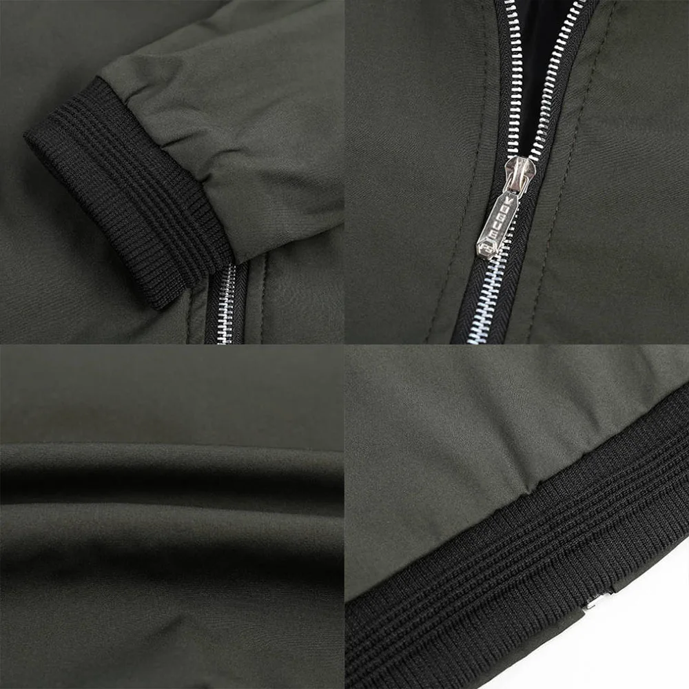 Fall Winter Quality New Men's  - Quality Winter Clothing Bomber Jacket recension och pris