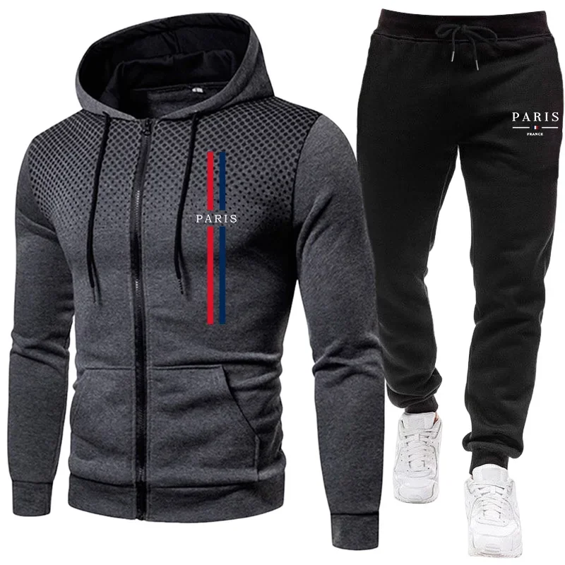 Men sports suit zipper jacket+ - Winter Clothing Pants recension och pris
