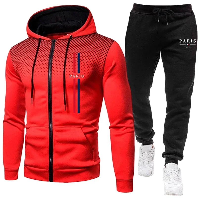 Men sports suit zipper jacket+ - Winter Clothing Pants recension och pris