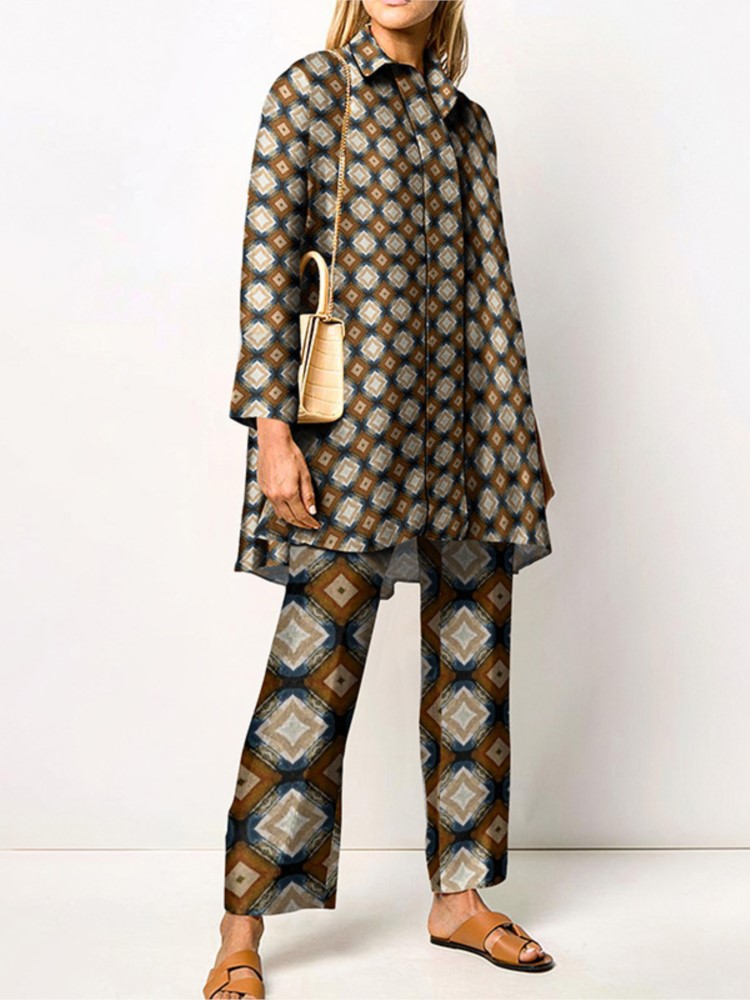 Autumn New Loose Vintage Print - Winter Clothing Girls recension och pris