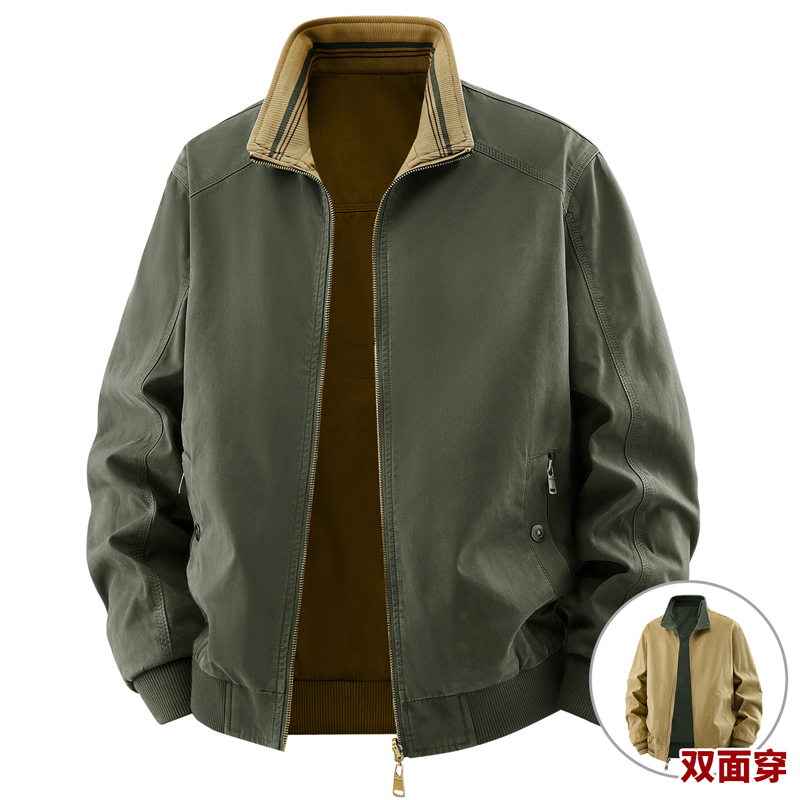 High Quality Reversible Jacket - Quality Winter Clothing Bomber Jacket recension och pris