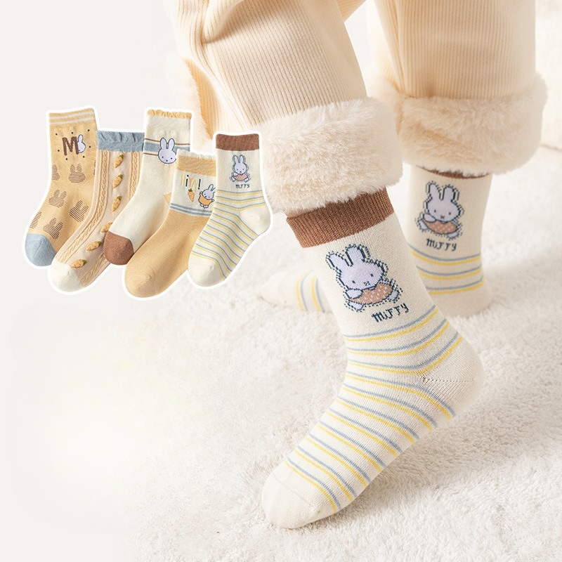 Kawaii Miffy Kids Socks Girls  - Winter Clothing Girls recension och pris