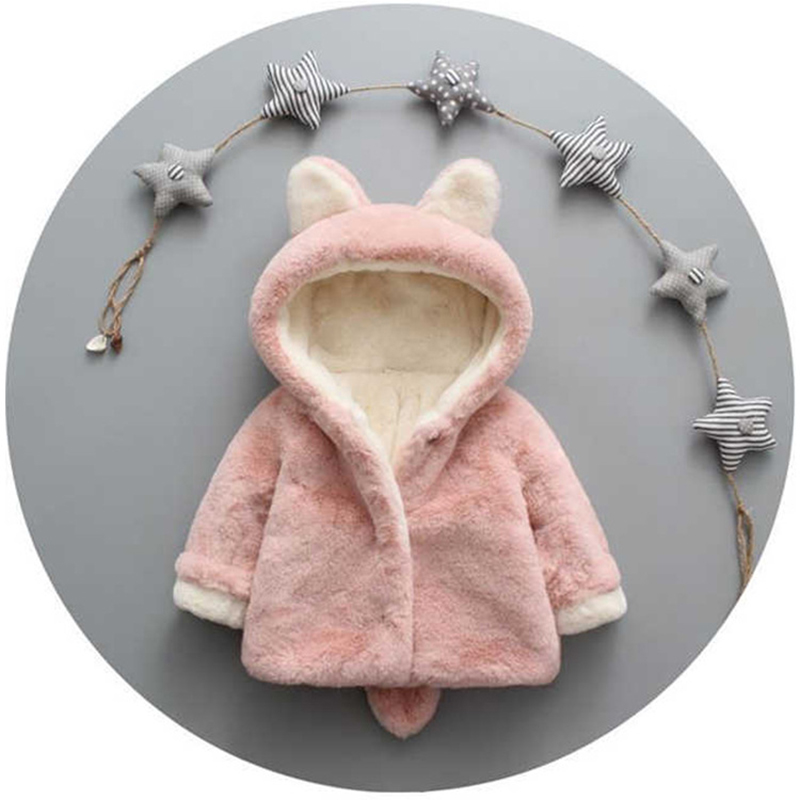 1 2 3 4 Years Plush Baby Jacke - Winter Clothing For Baby Girl recension och pris