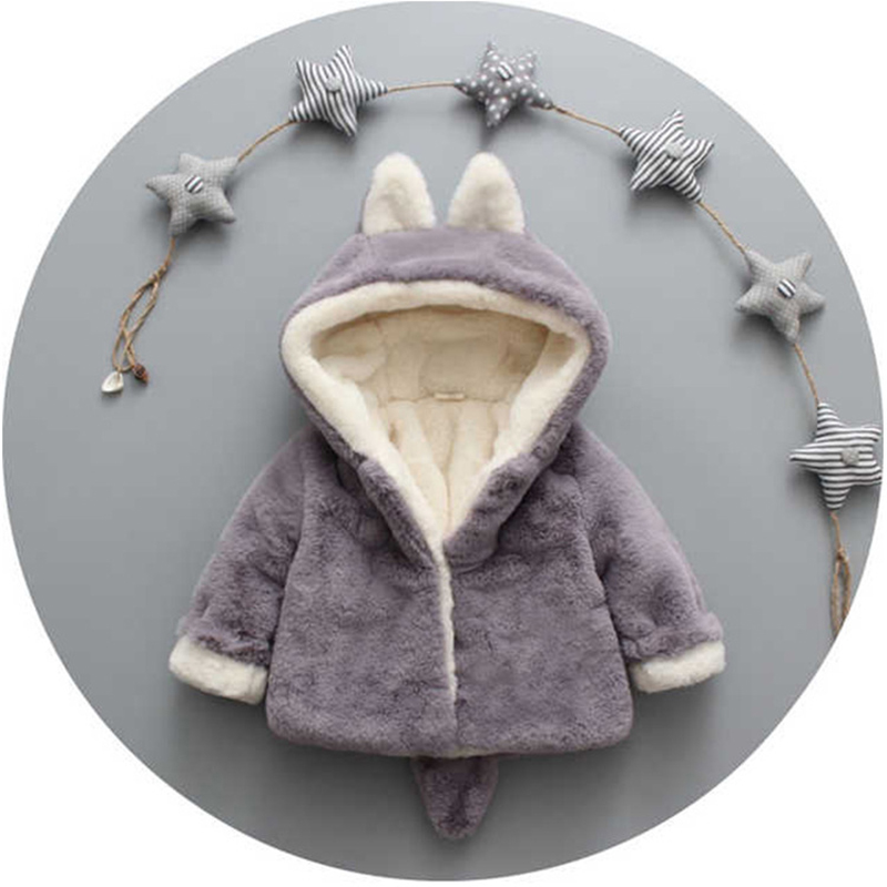 1 2 3 4 Years Plush Baby Jacke - Winter Clothing For Baby Girl recension och pris