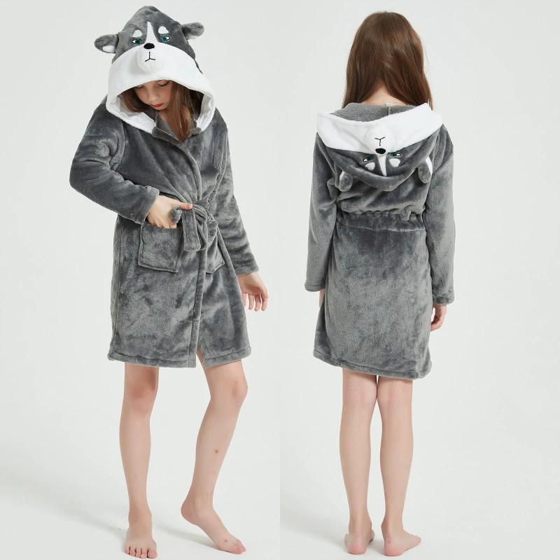 Animal Bathrobes for Girls Chi - Winter Clothing For Baby Girl recension och pris