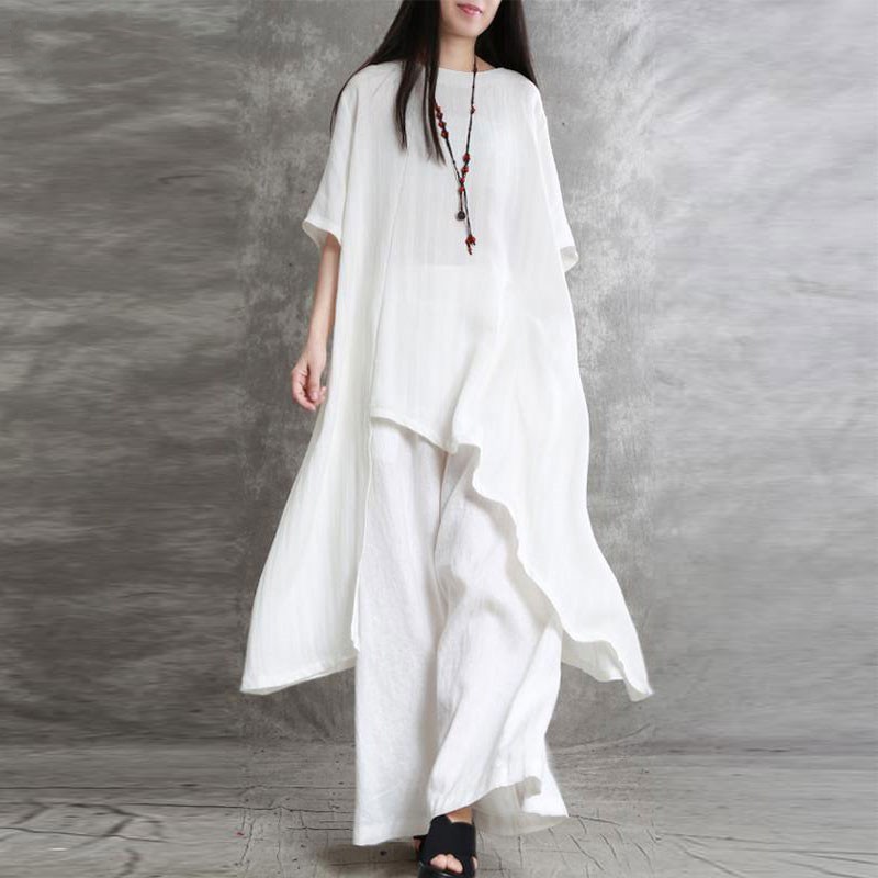 Women's Cotton Linen 2-piece S - Winter Clothing Girls recension och pris