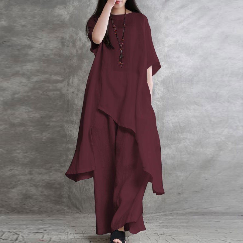 Women's Cotton Linen 2-piece S - Winter Clothing Girls recension och pris