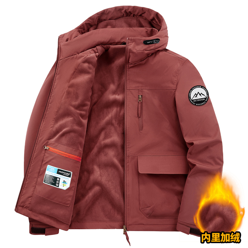 Thick Warm Multi Pocket Winter - Quality Winter Clothing Bomber Jacket recension och pris