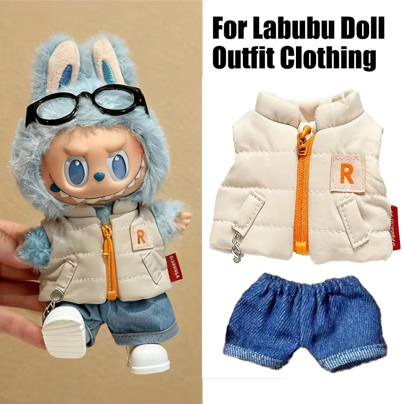 For 15 17cm Labubu Doll Solid  - Winter Clothing Fashion recension och pris