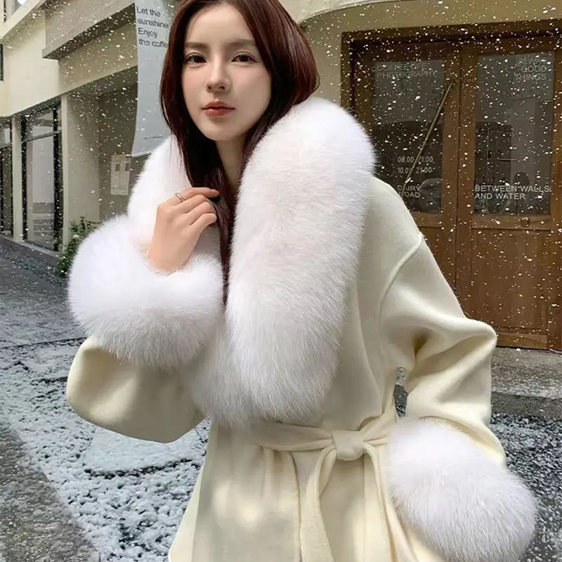 2025 Real Fox Fur Collar Winte - Winter Clothing Fashion recension och pris