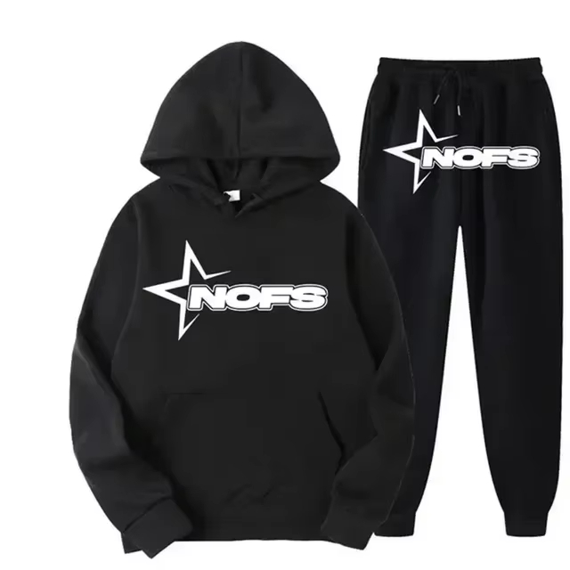 2026 Streetwear Men Hooded Swe - Winter Clothing Pants recension och pris