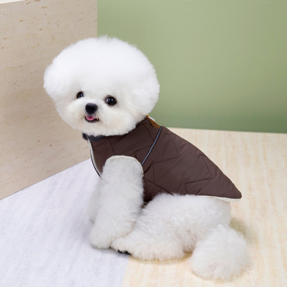 Fur Collar Winter Pet Dog Jack - Winter Clothing In French recension och pris