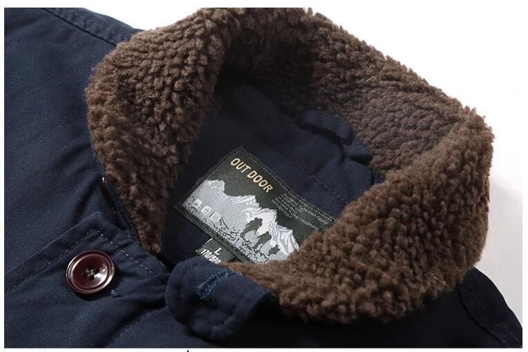 New Fashion Men Fleece Warm Wi - Quality Winter Clothing Bomber Jacket recension och pris